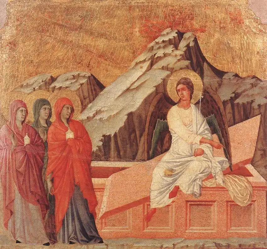 De tre Marie ved graven - Duccio di Buoninsegna
