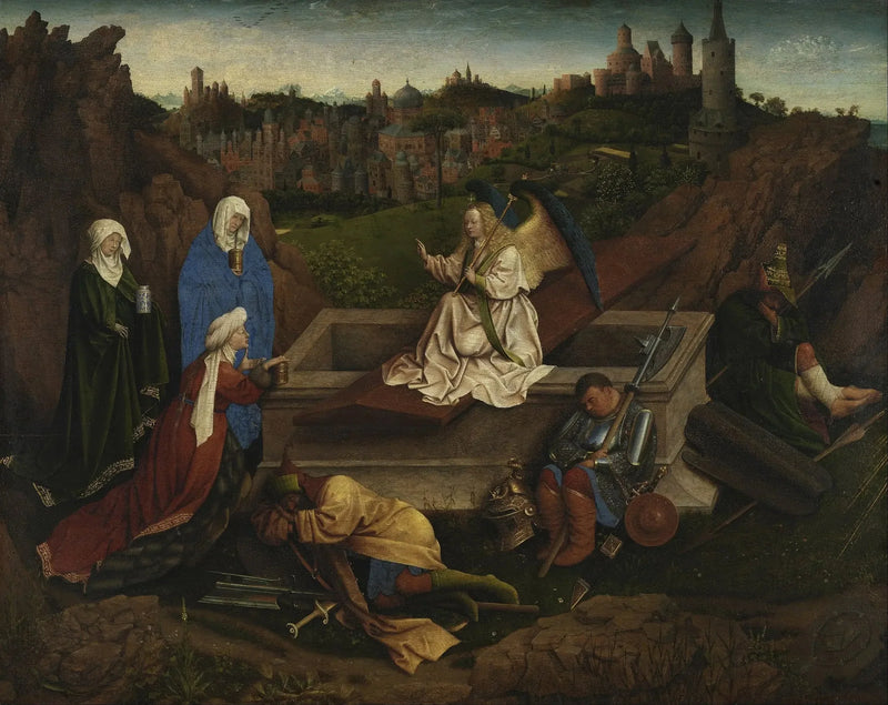 De tre Maria ved graven - Jan van Eyck

Source:
Les Trois Maries au Sépulcre - Jan van Eyck
