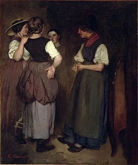 De tre søstrene av Courbet - Gustave Courbet