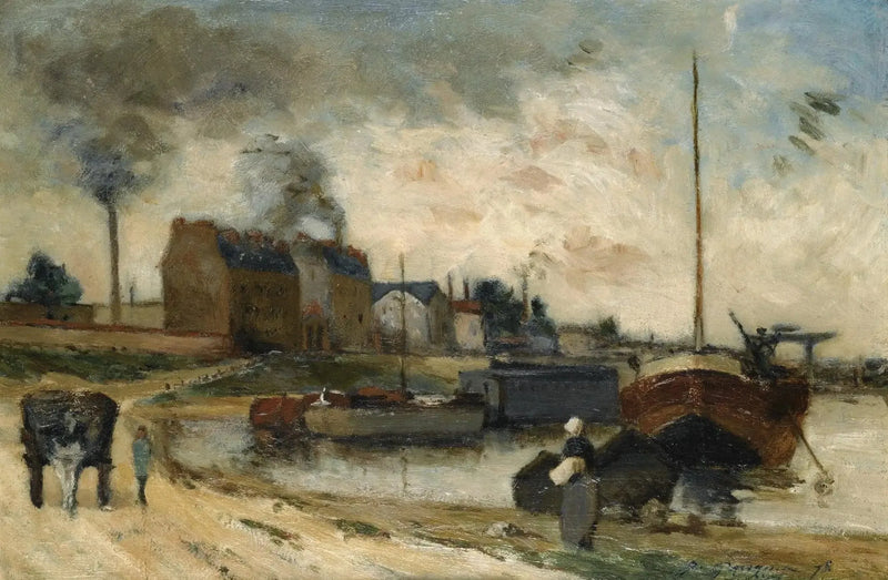 Cail-fabrikkene og Grenelle-kaien - Paul Gauguin