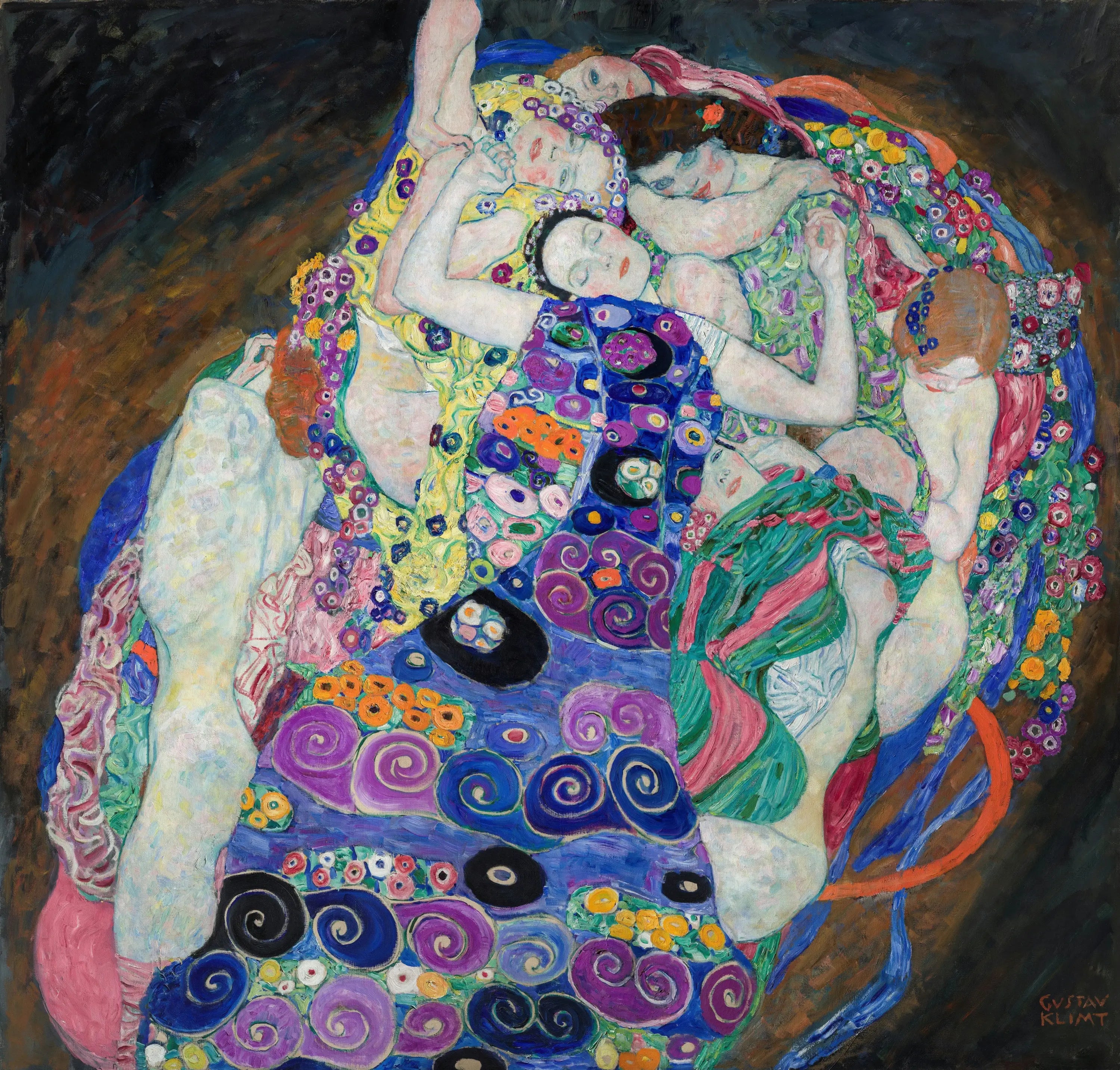 Reproduction du tableau « Les Vierges - Gustav Klimt » par Alpha Reproduction en peinture à l’huile