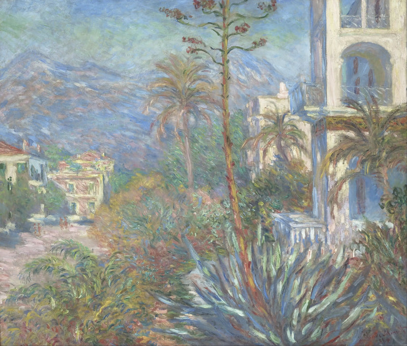 Villaene i Bordighera - Claude Monet
