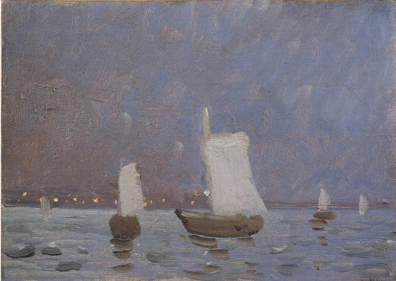 Seilbåtene - Édouard Manet