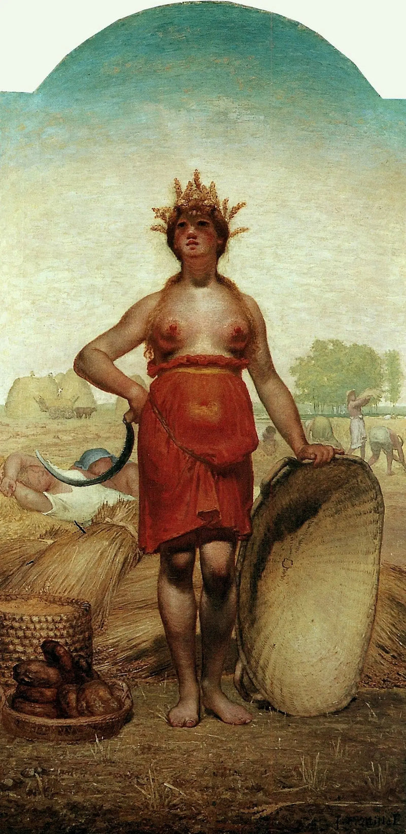Sommeren eller Ceres - Jean-François Millet