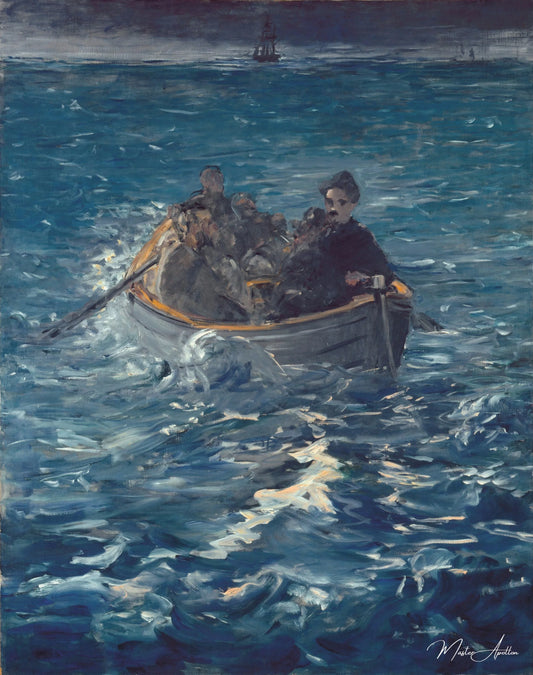 L'Évasion de Rochefort - Edouard Manet - Reproductions de tableaux et peintures haut de gamme