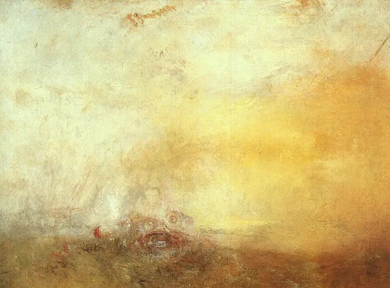 Soloppgang med sjømonstre - J. M. W. Turner