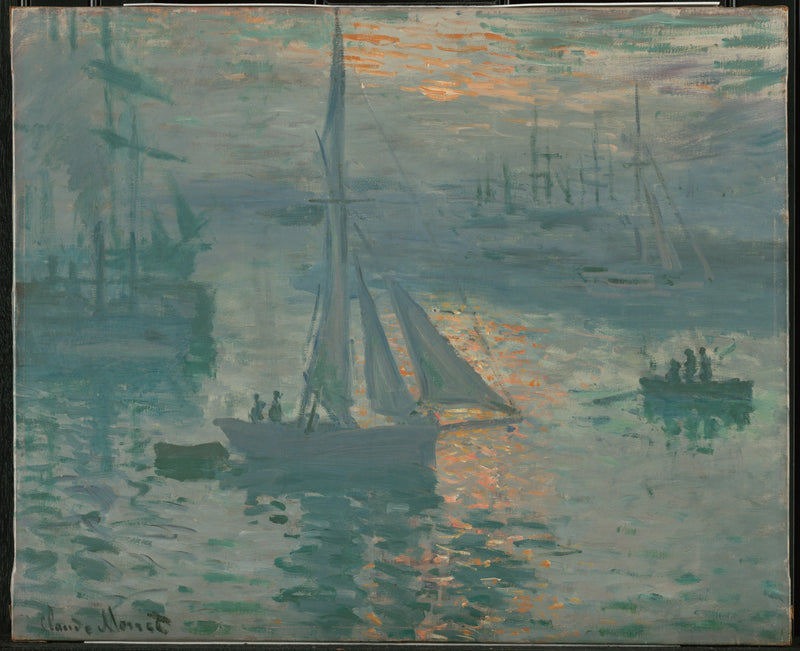 Soloppgang (marine) W262 - Claude Monet