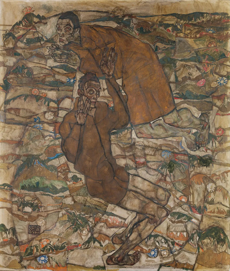 Levitasjon (Den blinde II) - Egon Schiele