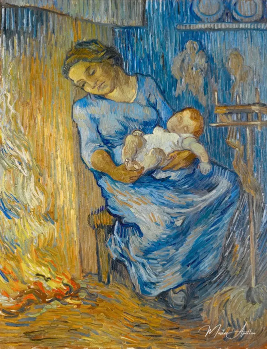 L'homme est en mer - Van Gogh - Reproductions de tableaux et peintures haut de gamme