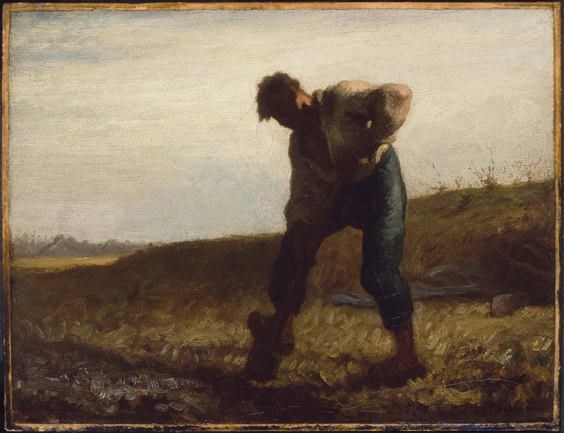 Mannen vender tilbake til jorden - Jean-François Millet