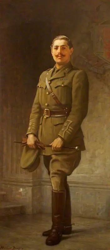 Oberstløytnant Ninian Crichton-Stewart (1883–1915) - Herbert Draper

Source:
Lieutenant-colonel Ninian Crichton-Stewart (1883–1915) - Herbert Draper