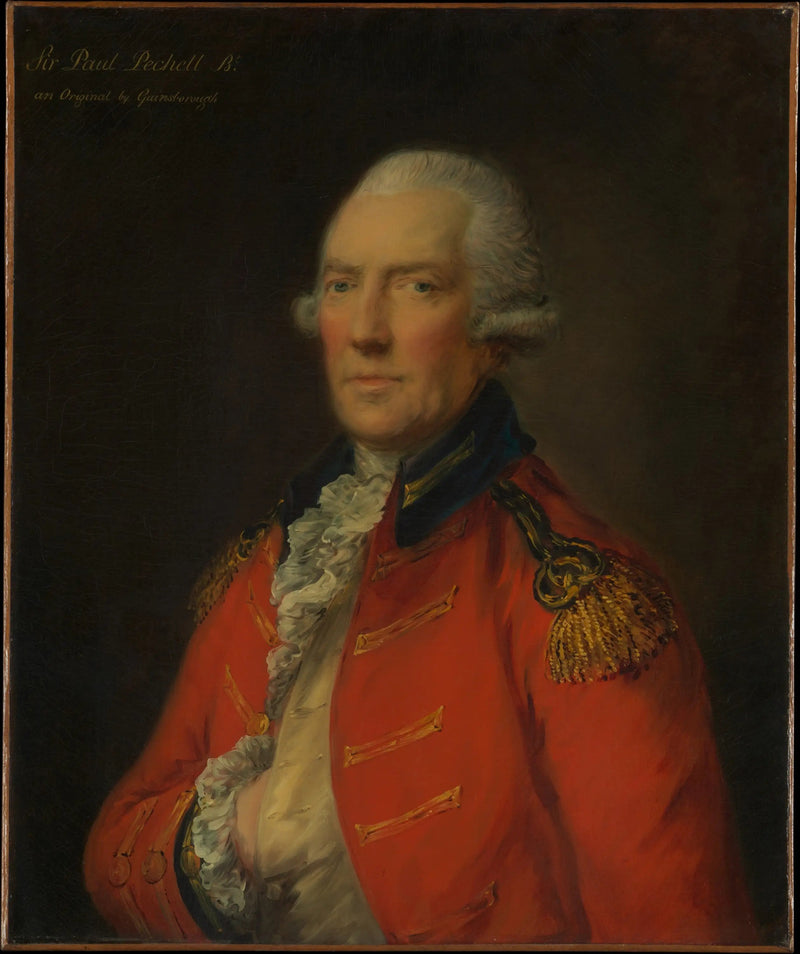 Oberstløytnant Paul Pechell (1724-1800) - Thomas Gainsborough

Source:
Lieutenant-colonel Paul Pechell (1724-1800) - Thomas Gainsborough