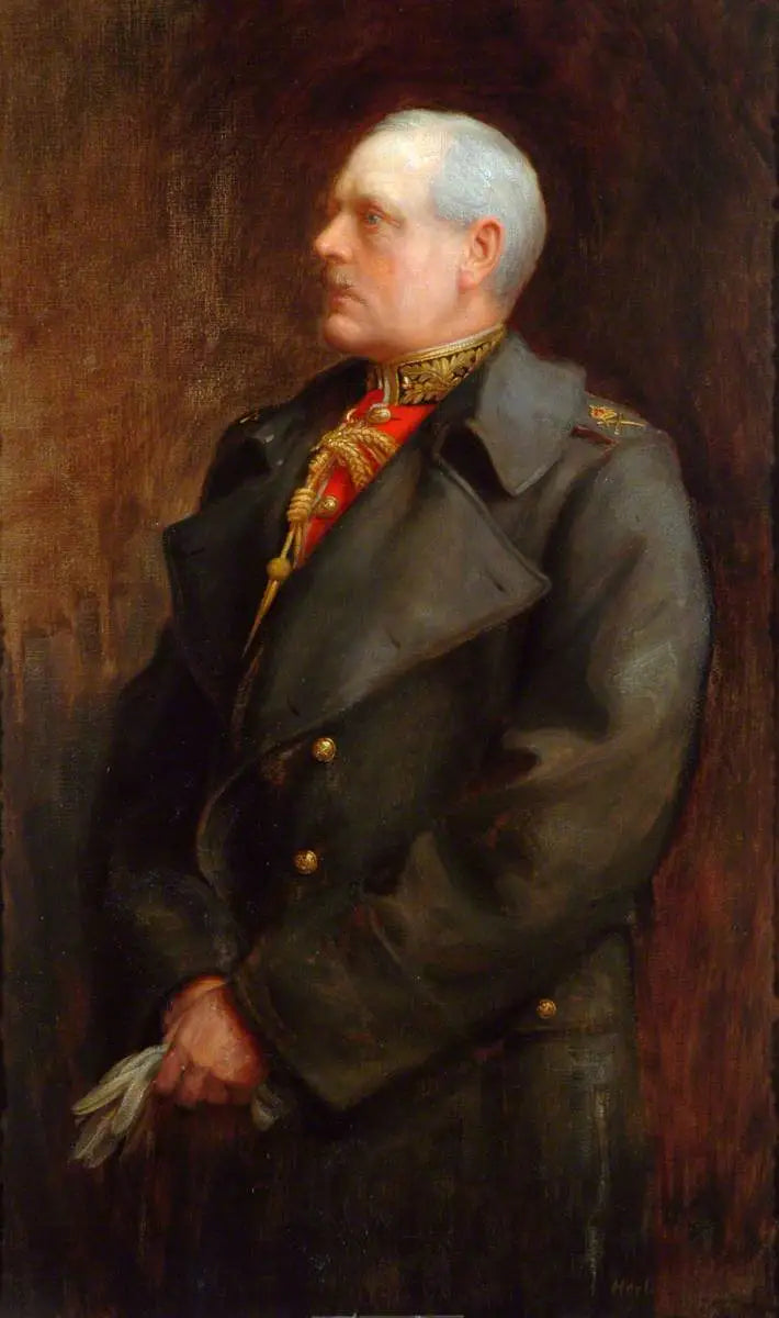 Lieutenant-general Sir William Edmund Franklyn, KCB, oberst i regimentet (1906–1914) - Herbert Draper

Source:
Lieutenant-général Sir William Edmund Franklyn, KCB, colonel du régiment (1906–1914) - Herbert Draper