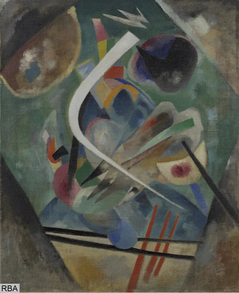 Hvit linje - Vassily Kandinsky