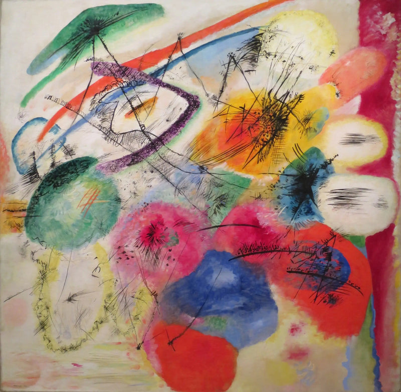 Svarte linjer - Vassily Kandinsky