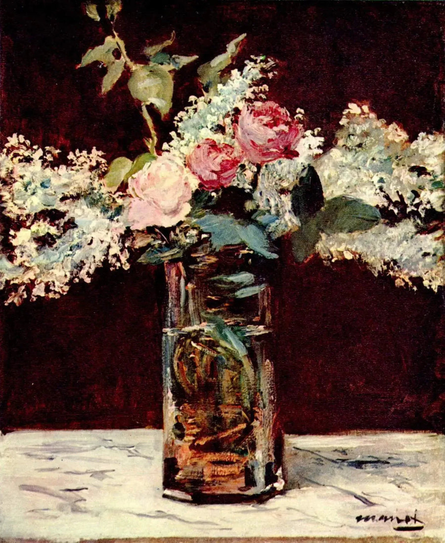 Lilla og Roser - Édouard Manet