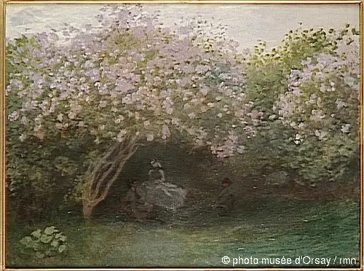 Lilas, Grått vær - Claude Monet