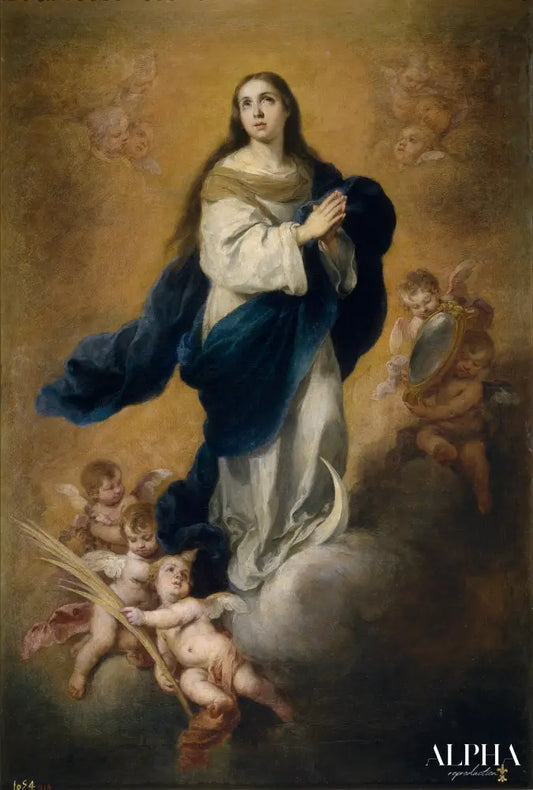 L'Immaculée Conception - Bartolomé Esteban Murillo - Reproductions de tableaux et peintures haut de gamme