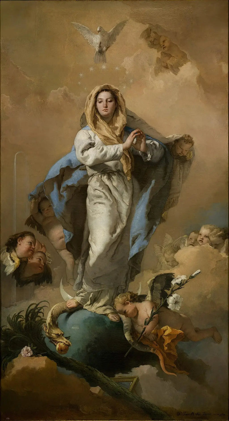 Den Ubesmittede unnfangelse - Giovanni Battista Tiepolo