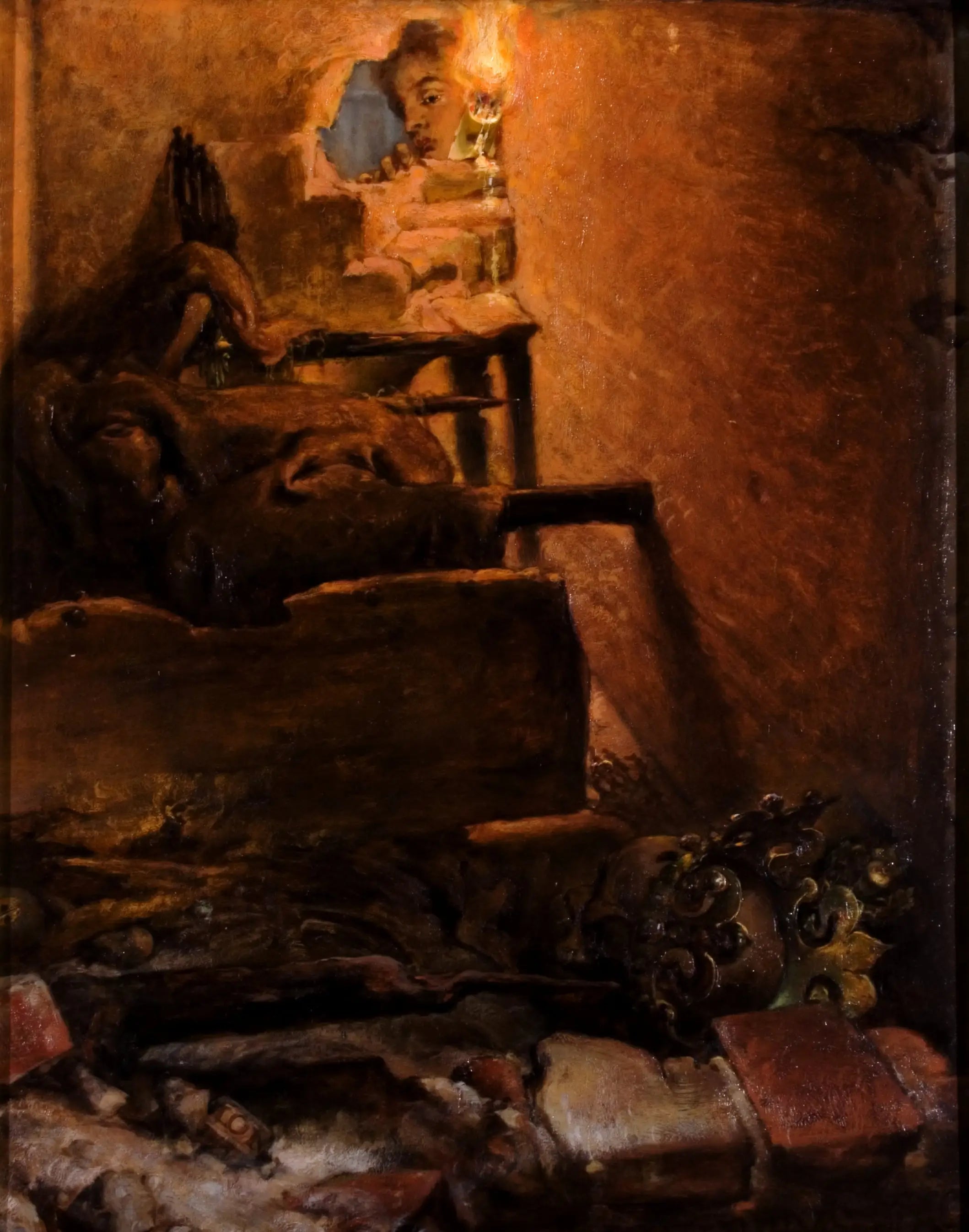 L’intérieur du tombeau du roi Casimir le Grand - Jan Matejko - Alpha Reproduction