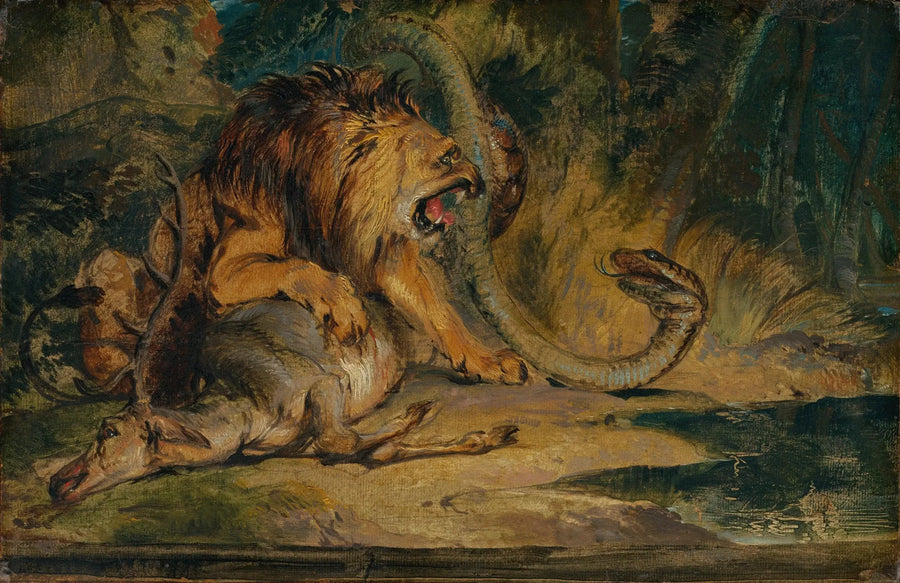 Løve som forsvarer sitt bytte - Edwin Henry Landseer

Source:
Lion défendant sa proie - Edwin Henry Landseer