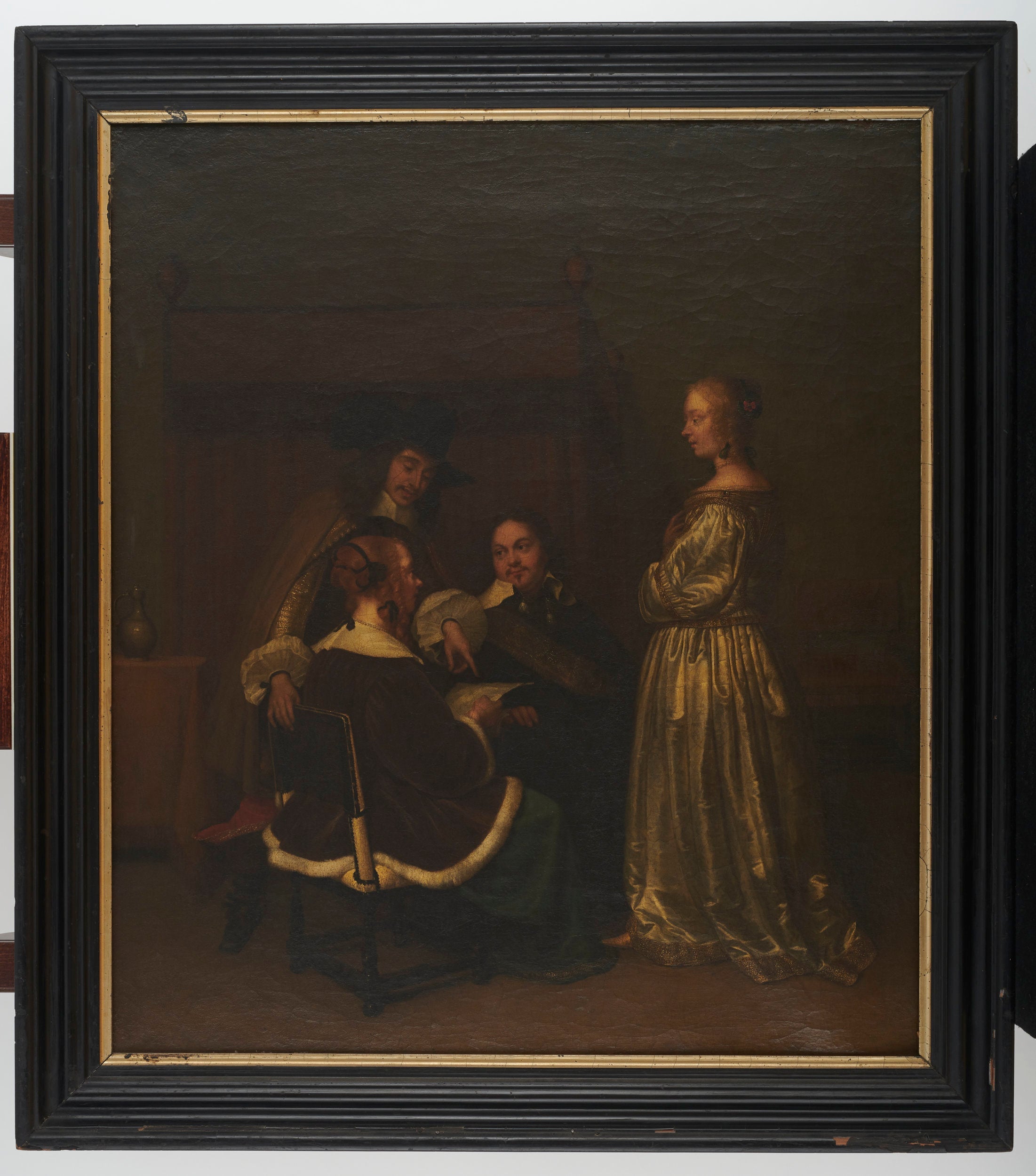Lire une lettre - Gerard ter Borch image 1 reproduction artisanale de tableau