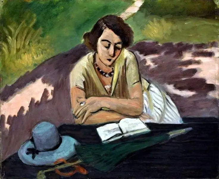 Leselampe med parasoll - Henri Matisse