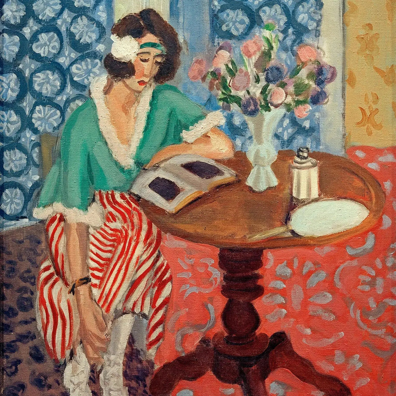 Leselampe ved bordet - Henri Matisse