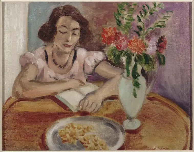 Reproduction du tableau « Liseuse - Henri Matisse » par Alpha Reproduction en peinture à l’huile