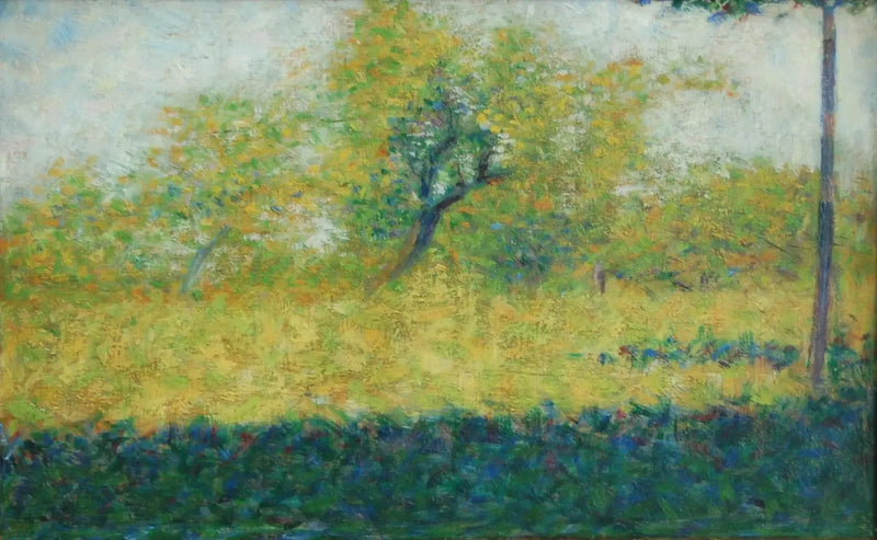 Skogkant om våren - Georges Seurat