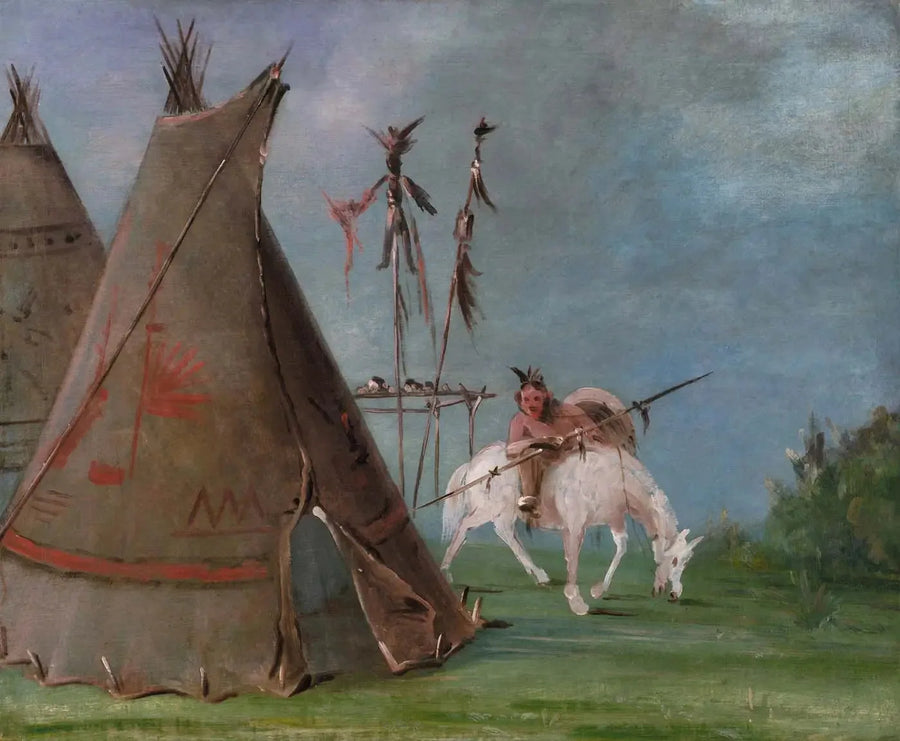 Loge Comanche av Buffle-huder - George Catlin

Source:
Loge Comanche des Peaux de Buffle - George Catlin
