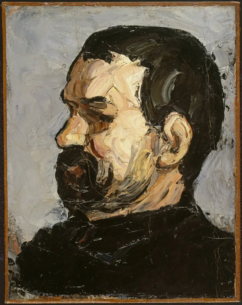 Onkel Dominique i profil - Paul Cézanne