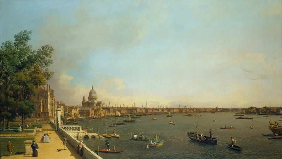 London: The Thames fra Somerset House Terrace mot City - Canaletto

Source:
Londres : la Tamise de Somerset House Terrace vers la City - Canaletto