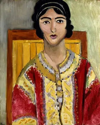 Lorette i rød jakke - Henri Matisse