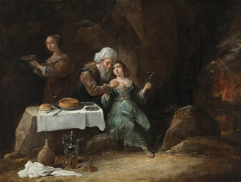 Full av rus av sine døtre (Genesis 19:33) - David Teniers den Yngre

Source:
Lot enivré par ses filles (Genèse 19:33) - David Teniers le Jeune
