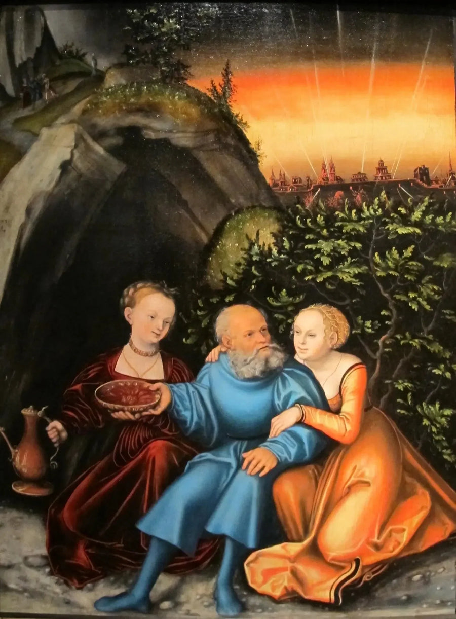 Parti og døtrene hans - Lucas Cranach den eldre