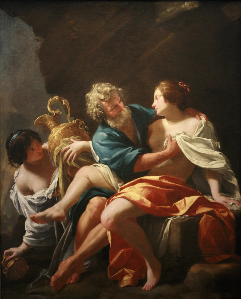 Loth og hans døtre - Simon Vouet