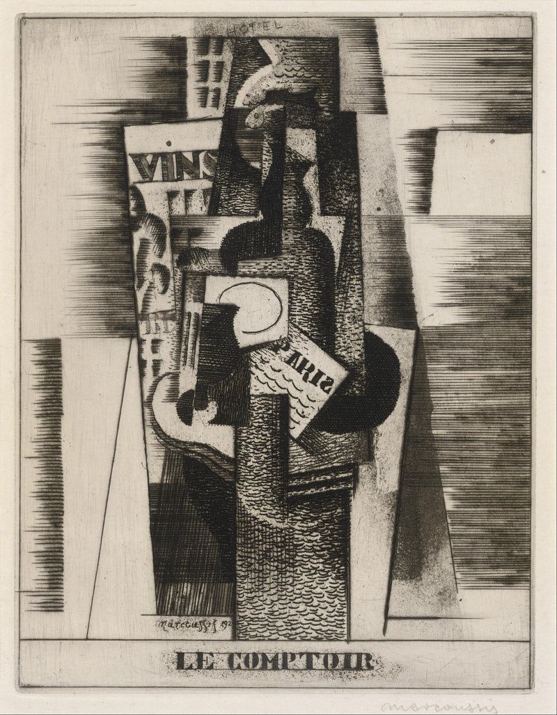 Le Comptoir - Louis Marcoussis
