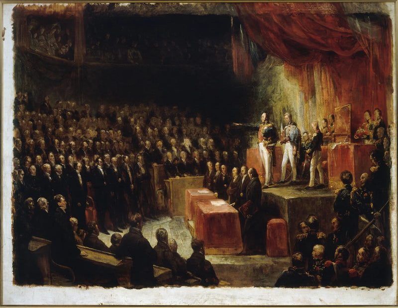 Louis-Philippe avlegger ed foran kamrene, 9. august 1830 - Ary Scheffer