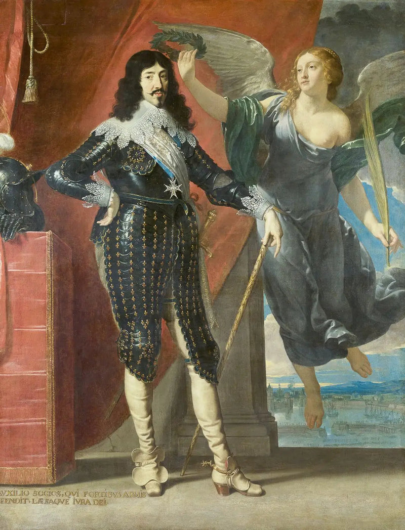 Ludvig XIII kronet av Seieren - Philippe de Champaigne