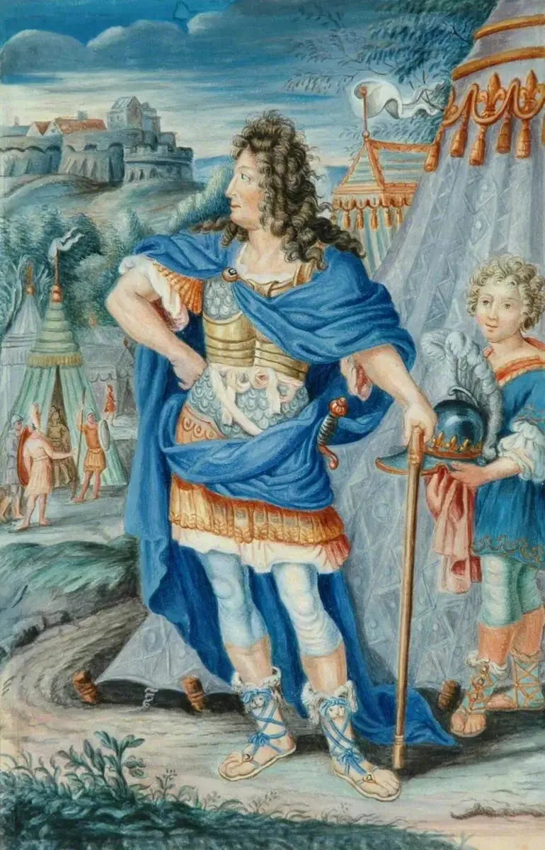 Louis XIV som romersk keiser - Pierre Mignard