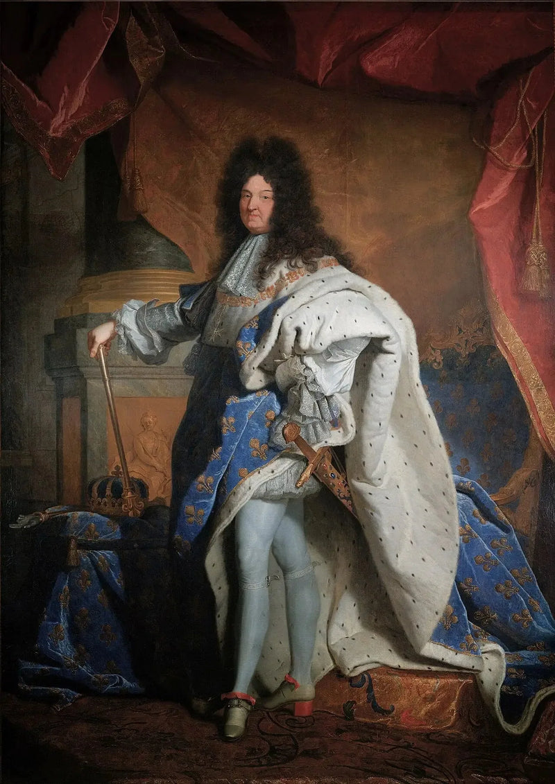 Louis XIV, kongen av Frankrike (1638-1715) - Hyacinthe Rigaud