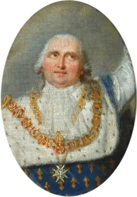 Louis XVIII (1755-1824), mottar kronen til Henri IV - François Gérard

Source:
Louis XVIII (1755-1824), recevant la couronne d'Henri IV - François Gérard