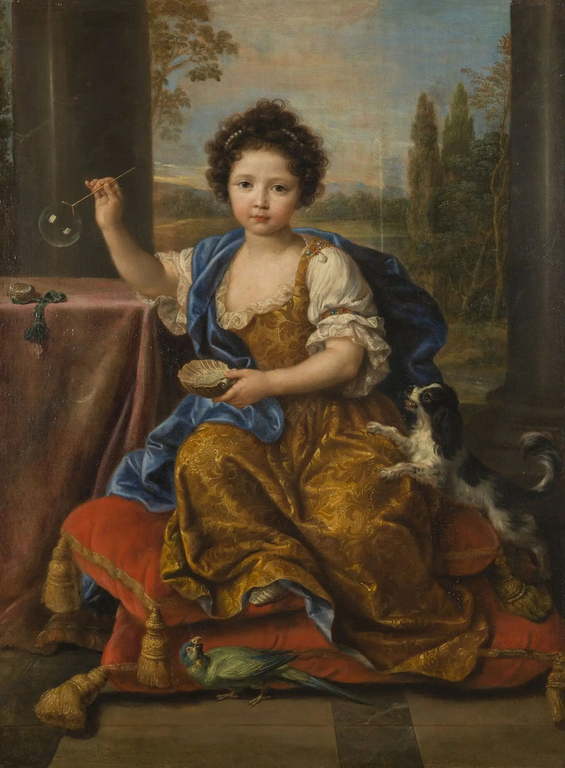 Louise-Marie de Bourbon, hertuginne av Orléans, kalt mademoiselle de Tours - Pierre Mignard