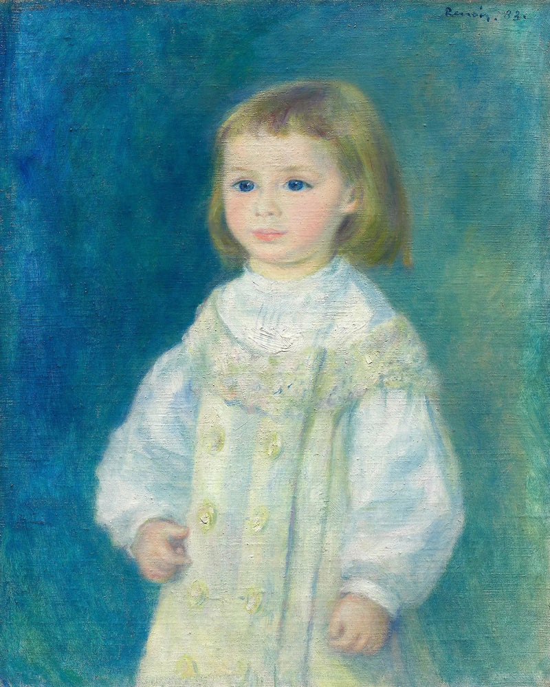 Lucie Berard (Barnet i hvitt) - Pierre-Auguste Renoir