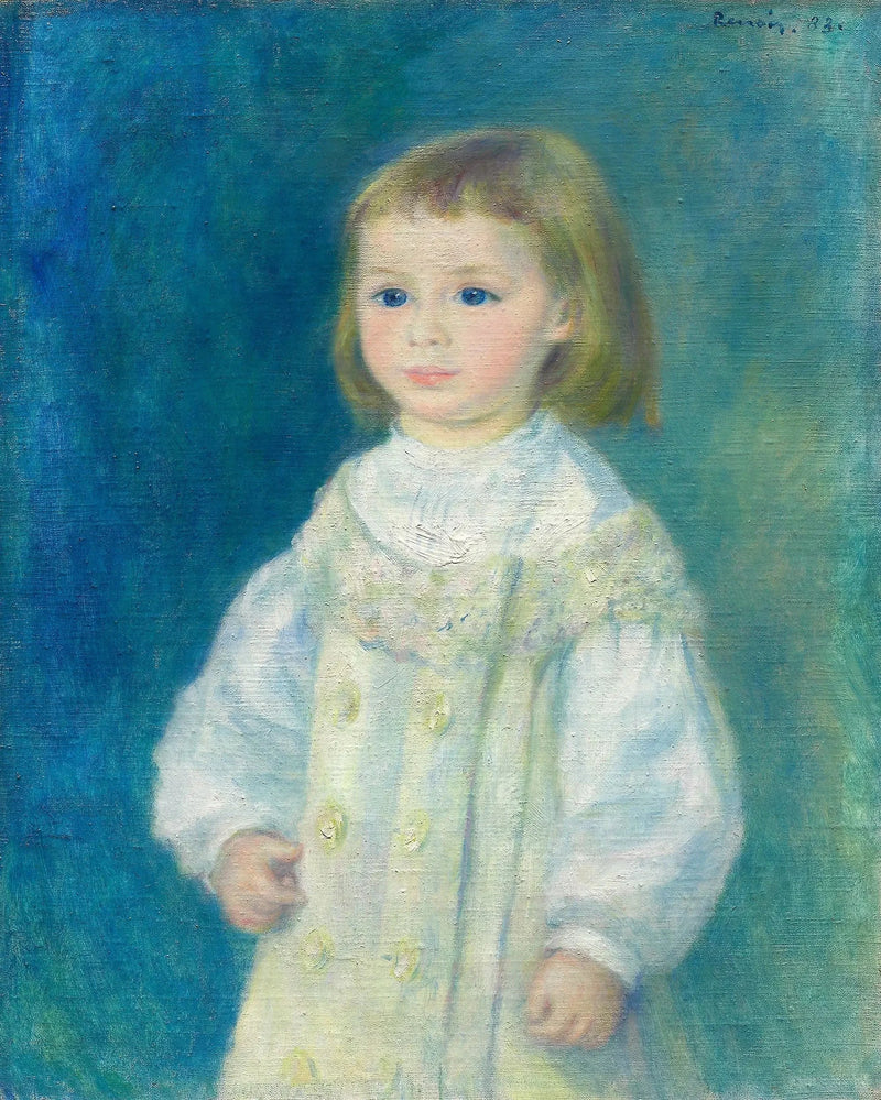 Lucie Berard (Barnet i hvitt) - Pierre-Auguste Renoir