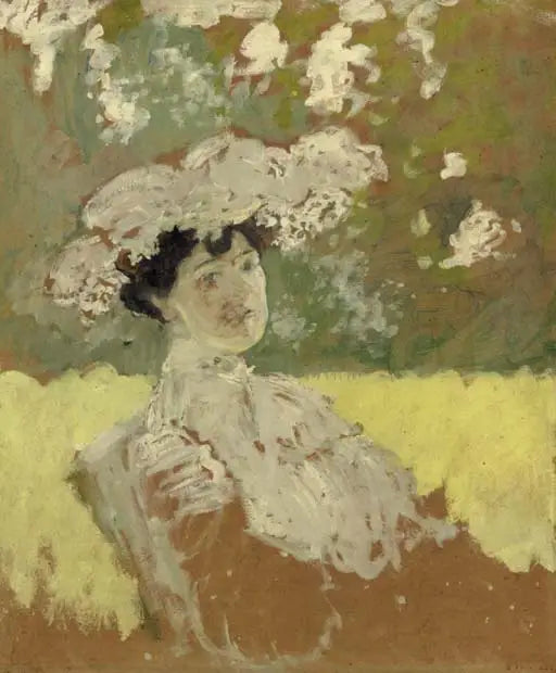 Lucie Hessel i hatt - Édouard Vuillard
