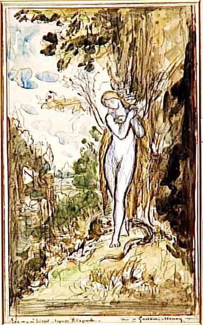 Lucrezia og Tarquin - Gustave Moreau