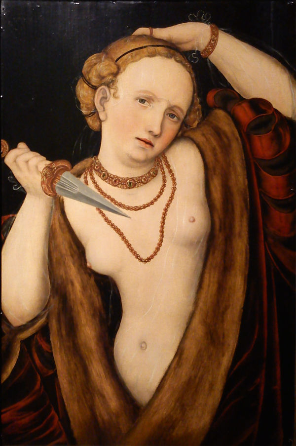 Lucrezia - Lucas Cranach den eldre