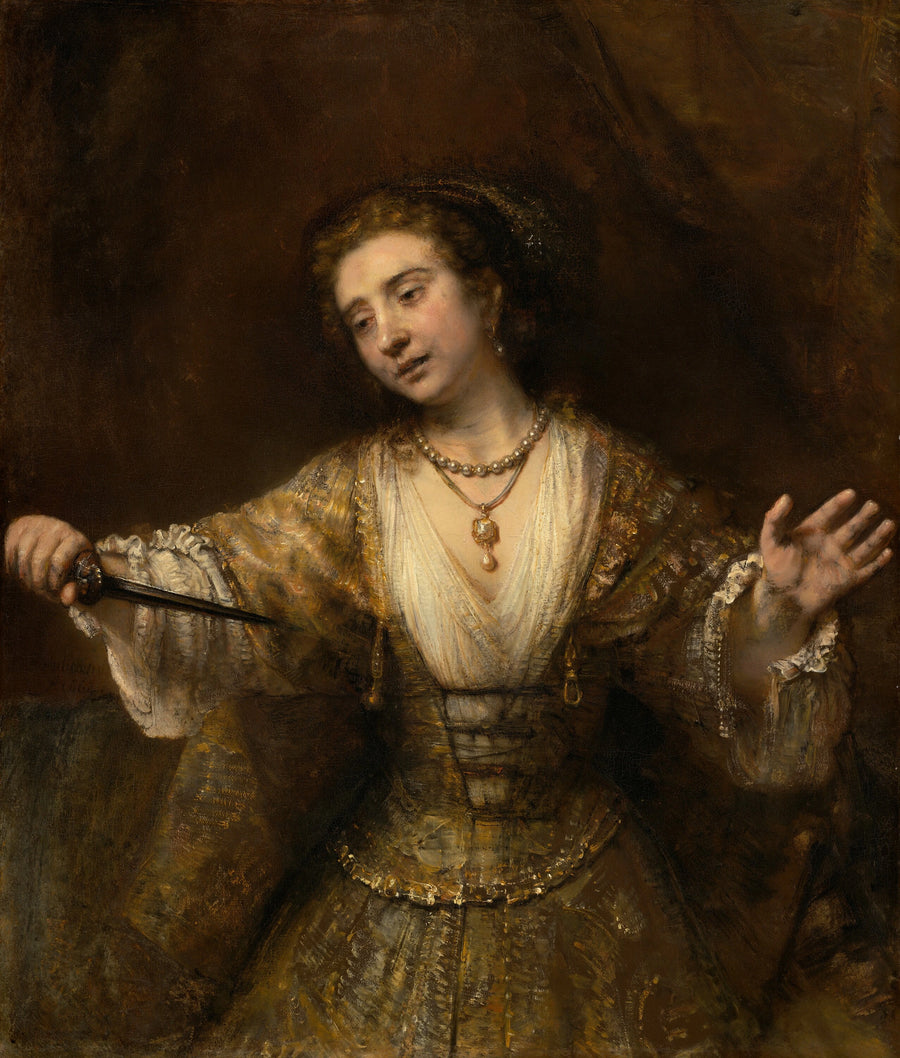 Lucretias Selvmord - Rembrandt